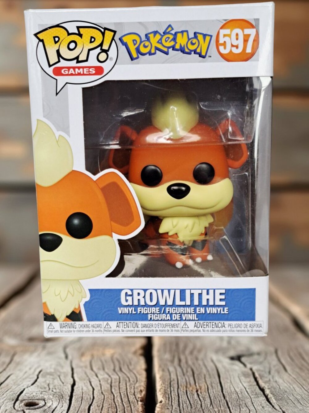 Funko Pop! Vinyl Figure: Pokemon Growlithe #597
